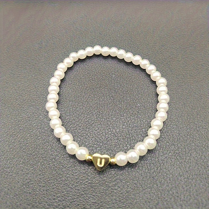 A-Z Heart Initial Bracelet