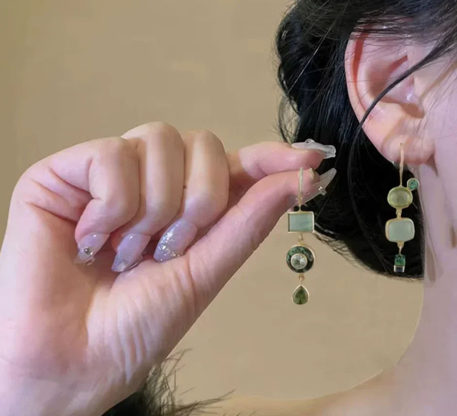 Vintage Green Earrings