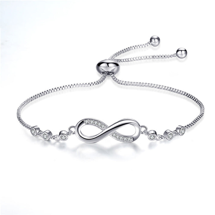 Chic Rose Gold Infinity Adjustable Bracelet