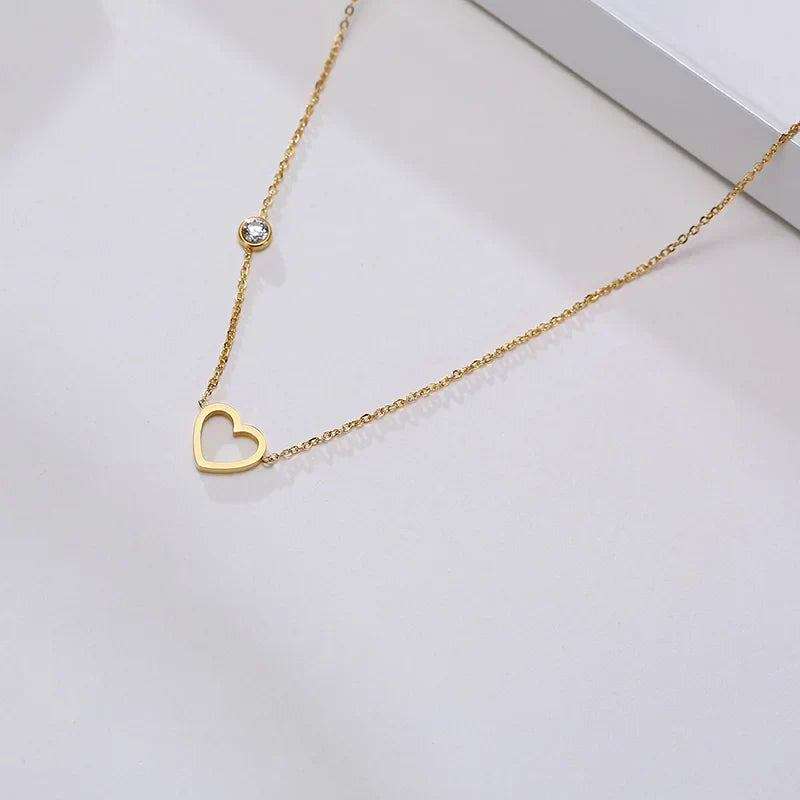 Radiant Sideways Cross Necklace