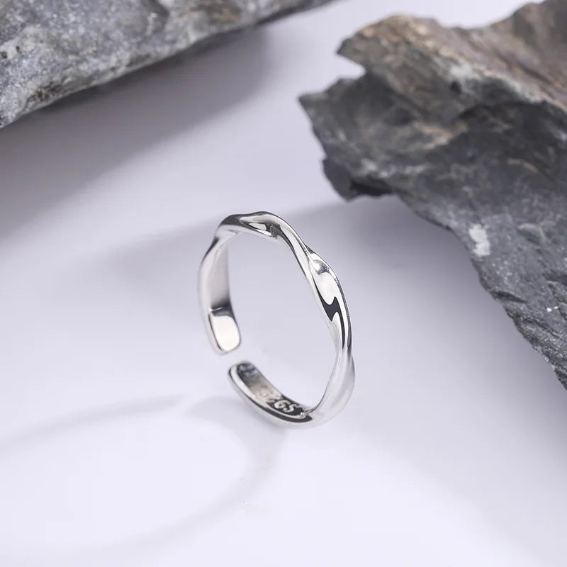 Timeless Sterling Silver Twisted Wire Ring