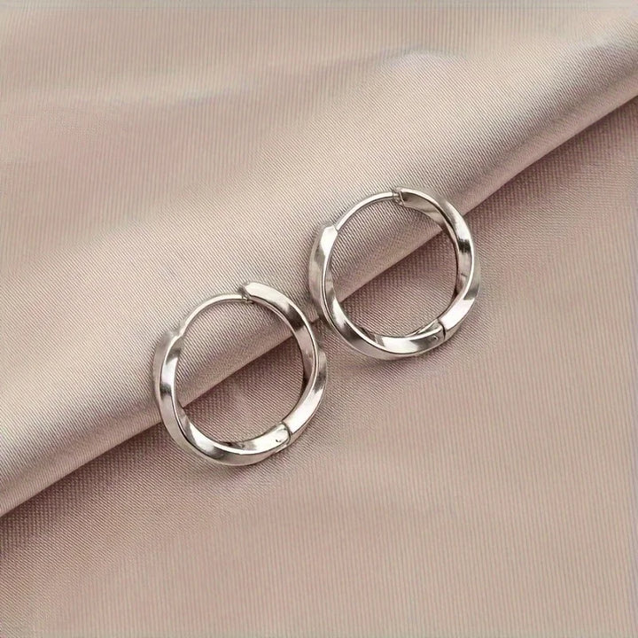 Minimalist Geometric Hanging Earrings