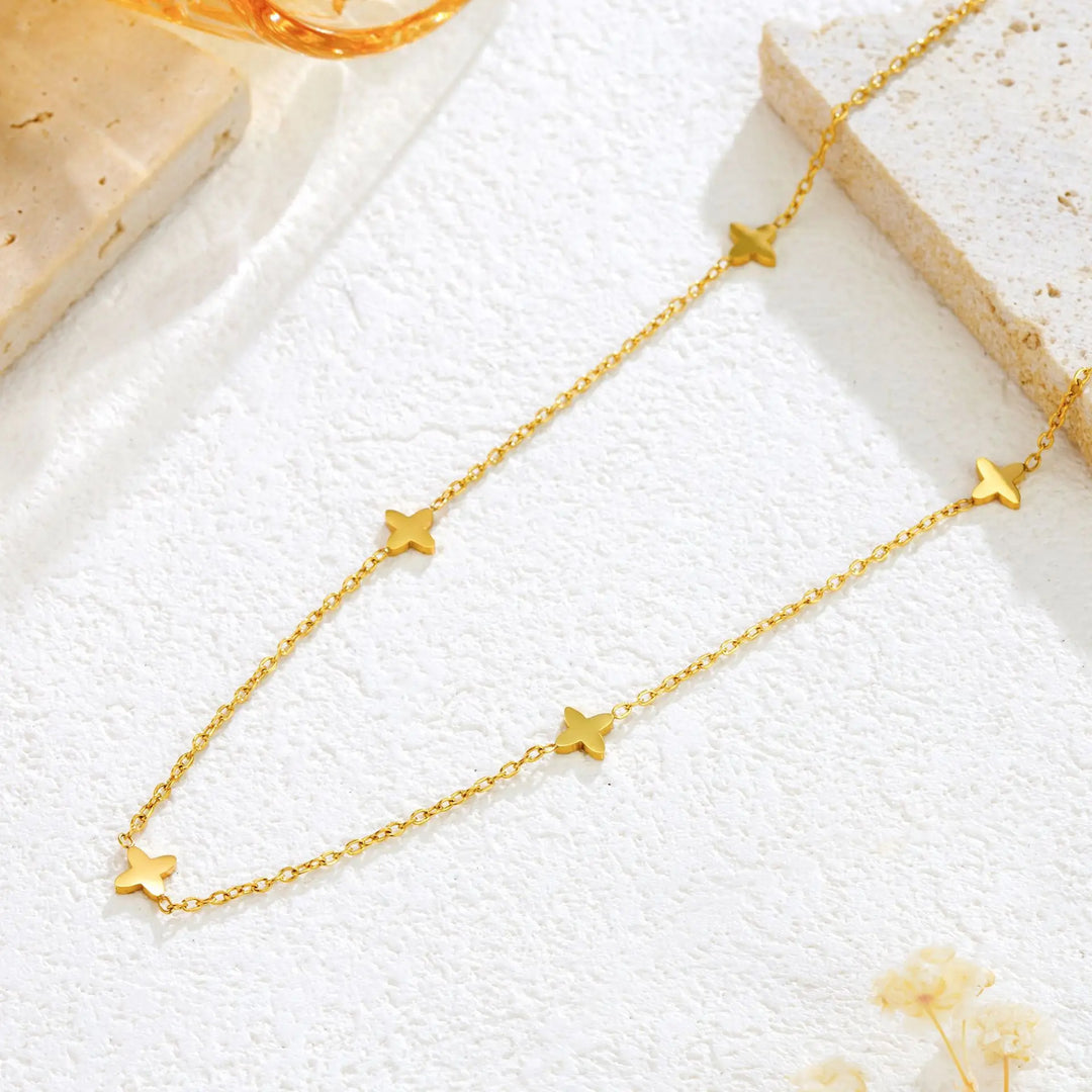 Golden Star Charm Necklace